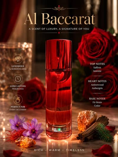 Baccarat Perfume 35ml – Long Lasting Fragrance | Brand New
