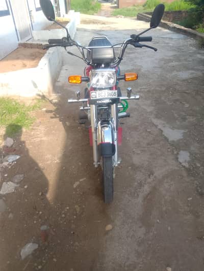 Honda Cd 70 model paka 26 all punjab number