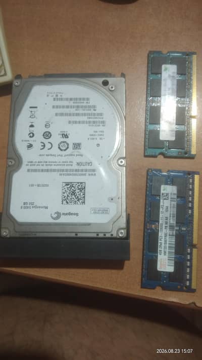 Laptop Hard disk and RAM
