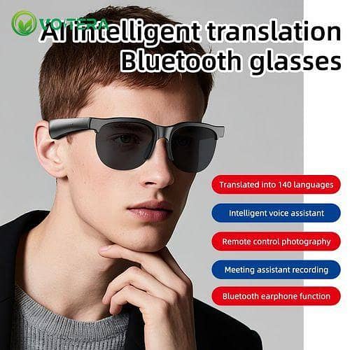 Description AI Smart Bluetooth Glasses Eyewear with Music & Call Support NO NEED Earbuds Direct Bluetoth Glasses Stylish Hands-Free Smart  90% OFF Sale Today | Limited Stock   Smart Bluetooth Classes Smart Audio Glasses