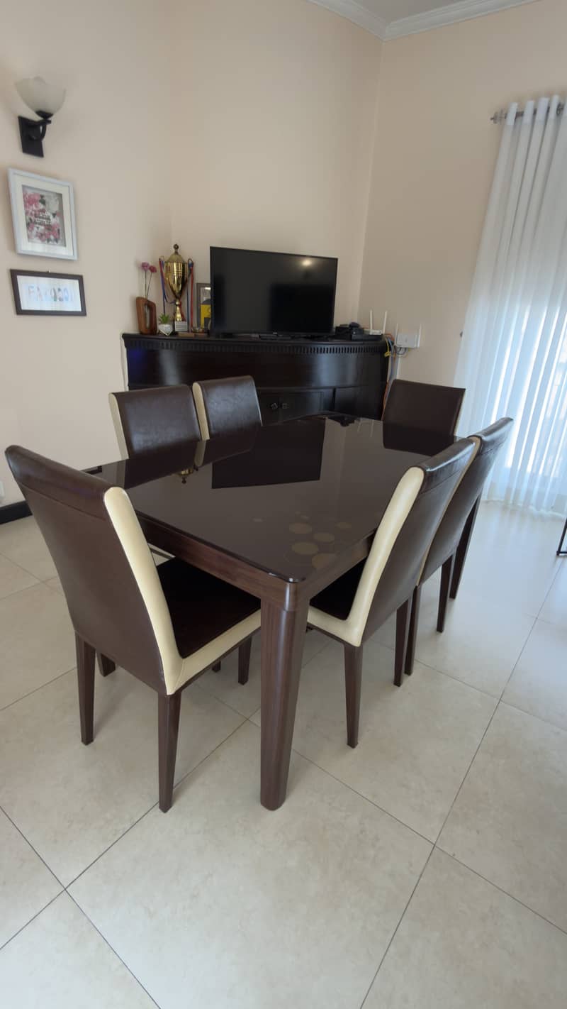 6 seater dining table set 1