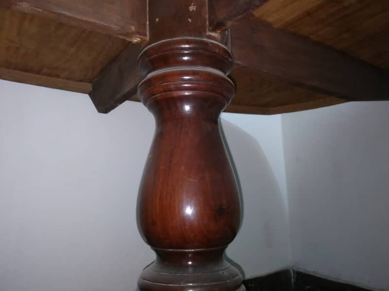 4 Seater  Solid Wooden Dining Table 2