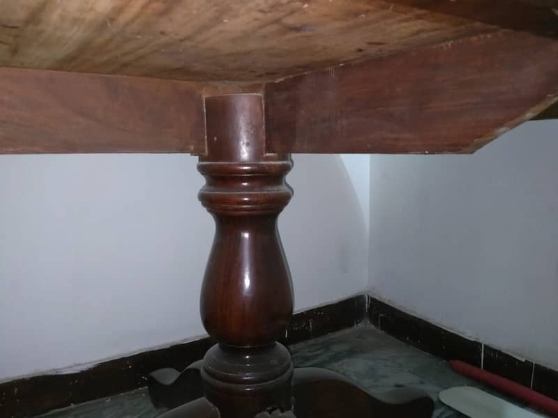 4 Seater  Solid Wooden Dining Table 5