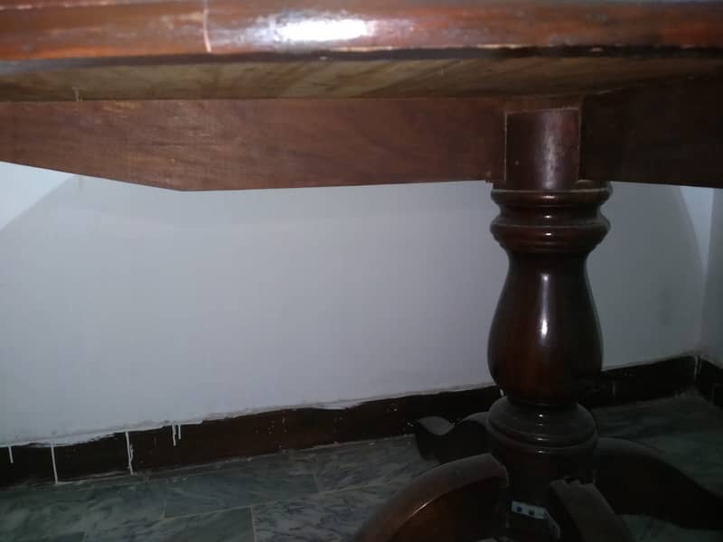 4 Seater  Solid Wooden Dining Table 7