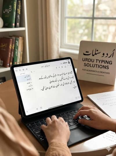 Urdu Typing and Data Entry Services Available