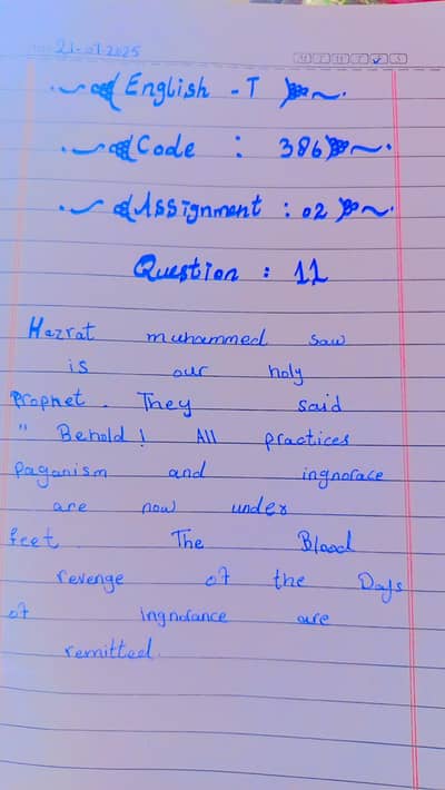 assignment work