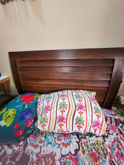 SINGLE BED WITH MATTRESS