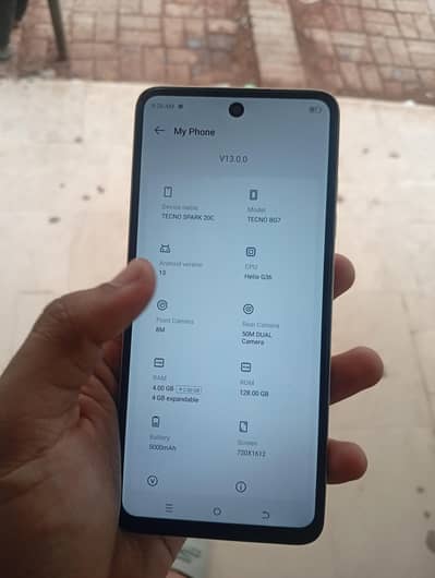 Tecno Spark 20C 10/10 condition
