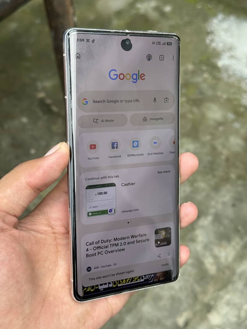 Google Pixel 7 Pro Display dot 1