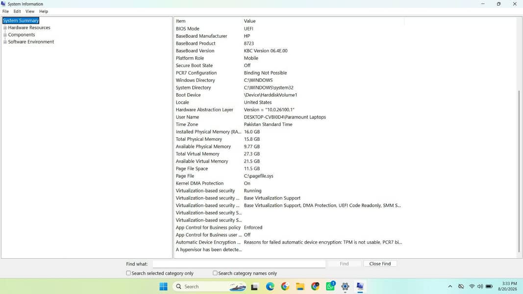 ho core i5 10 generation 8