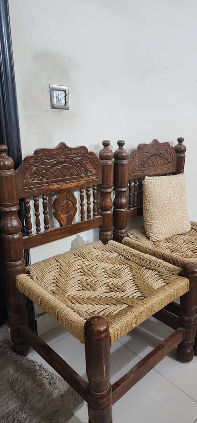 wooden sofa set