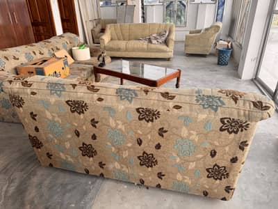 Sofa set with table 3+2+table