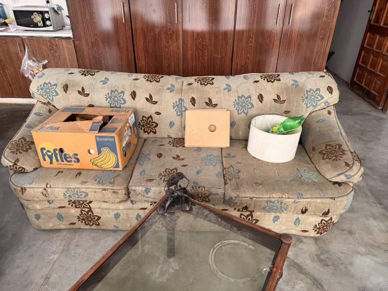 Sofa set with table 3+2+table 1