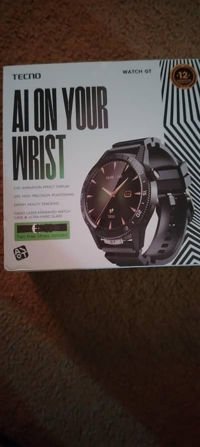 Tecno smart watch GT for sale new condition 10/10