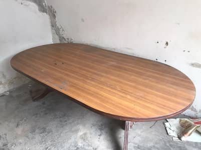 FAMILY DINING TABLE WITH 8 CHAIRS