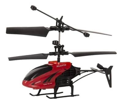 Helicopter fly in wind