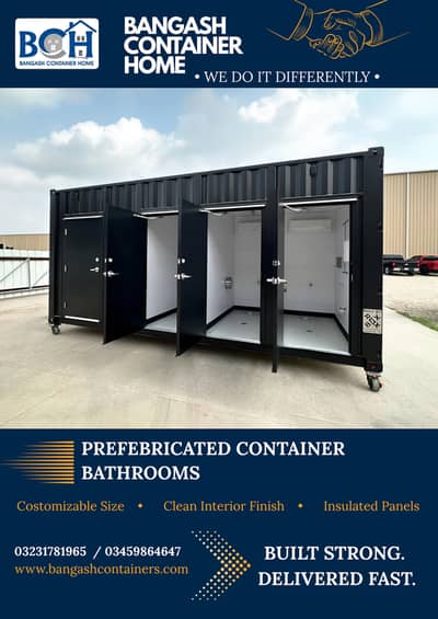 High-End Prefebricated Container Washrooms