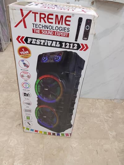 For Sale Xtreme Festival 1212 Bluetooth Speaker new box Pack