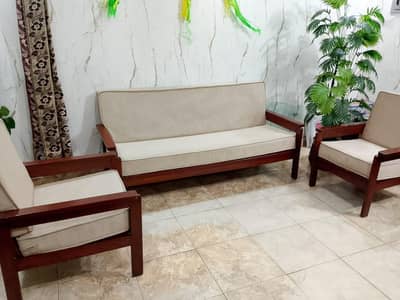 sofa set Shesham wood structure pe master ki 5inch cushion
