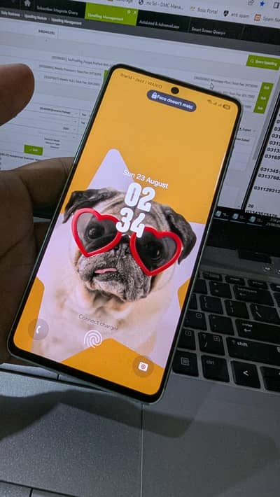 Samsung Mobile A73 5G 8gb 256gb with box official pta