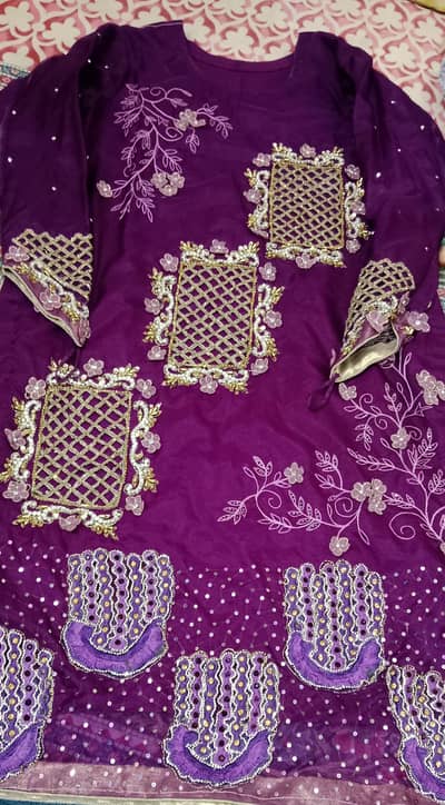 3pc handmade party wear
