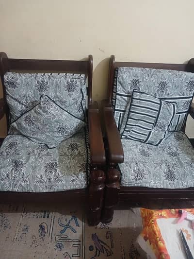 5 seater solid wood