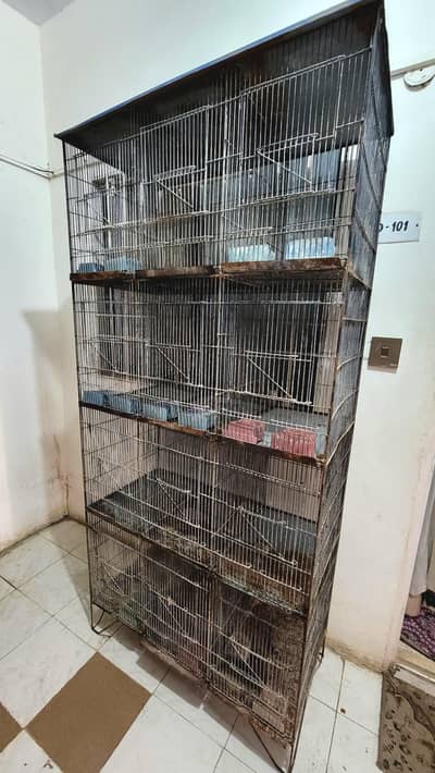 12 portion used Iron cage