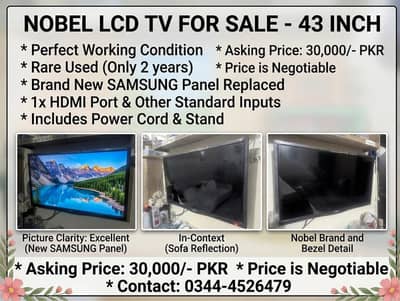 LCD TV Nobel