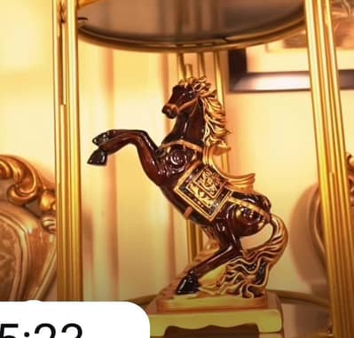 Premium Elegant Rearing Horse Decoration Piece