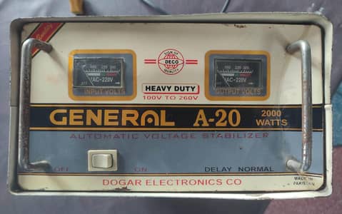 Stabilizer 2000 Watt UnRepaired