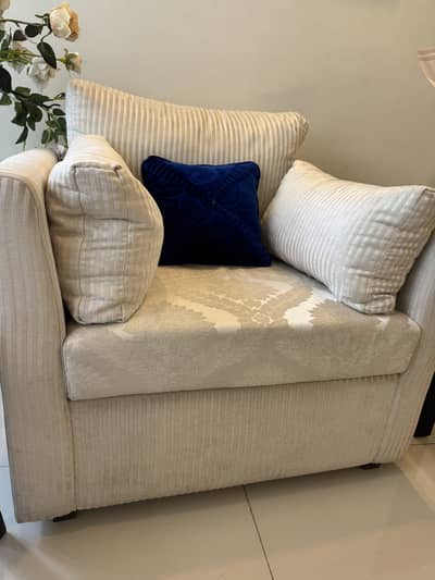 5 Seater Sofa Set Capet Curtain plus 2 Seater@DHA-2