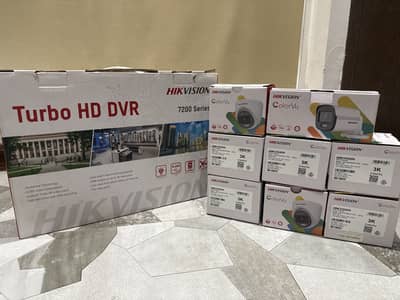 Hikvision 4K DVR | with 3K ColorVu CCTV Cameras | 8 Cameras