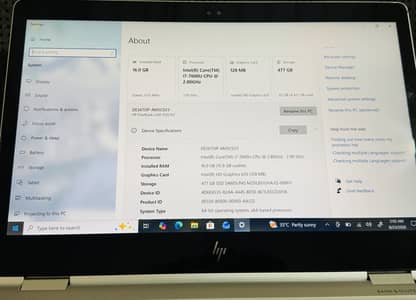 Hp elitebook x360 1030 G2 |i7 7 gen |touch screen | 360 rotation