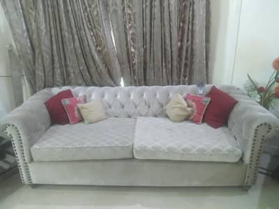 6 seater sofa set with table for sale