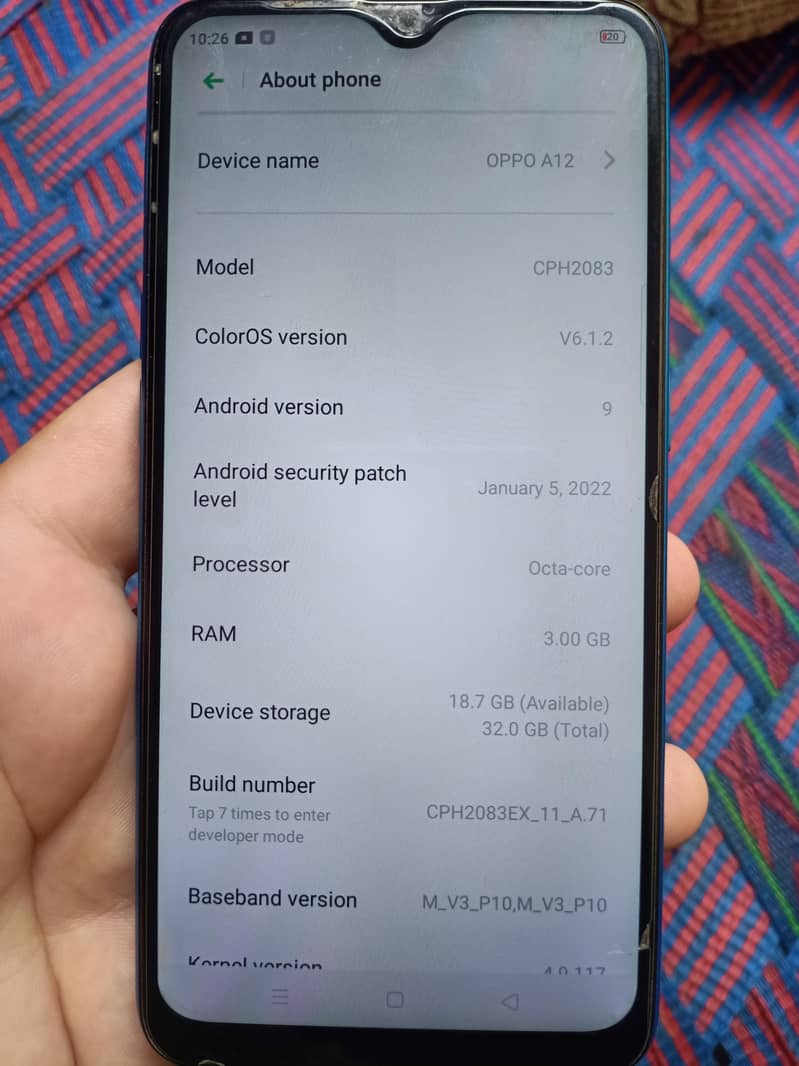 OPPO A12 3