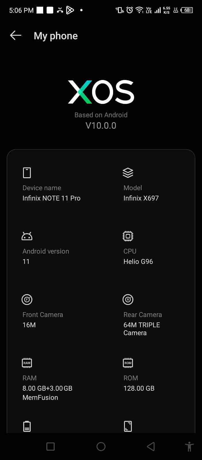 Infinix Note 11 Pro 6