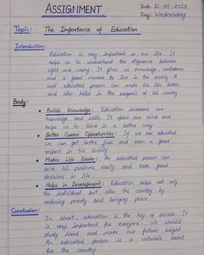 Assignment Writing