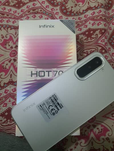 Infinix hot 70 only box open
