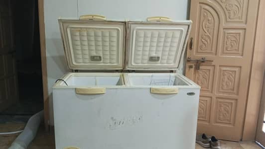 waves freezer and fridge double door