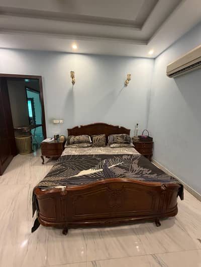 Bed with site tables