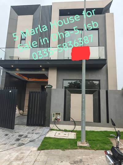 5 Marla Brand New House for Sale in Dha-5, Ialamabad