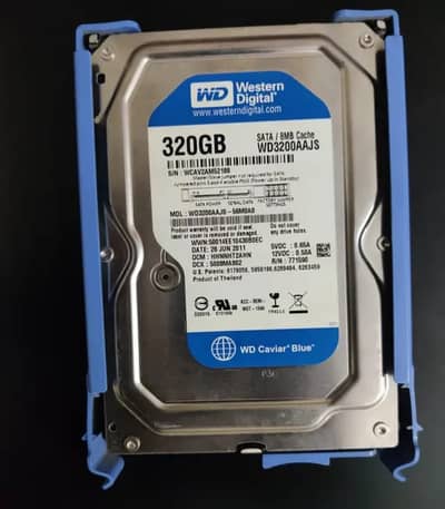 WD 320GB SATA HDD | 100% Health | Western Digital Caviar Blue