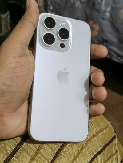 iPhone 15 Pro 512GB White Titanium - Official PTA Approved (Dual SIM)