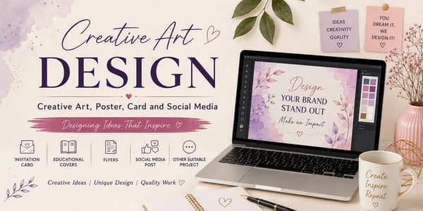 Creative Art Designs | Posters, Cards & Social Media
