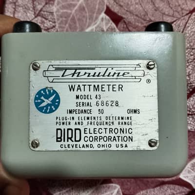 Original Bird Model 43 Thruline RF Wattmeter available for sale. A pro