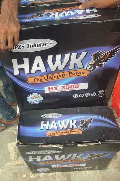 Hawk Tubular Battery 3500HT