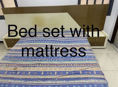 Bed set with Mattress