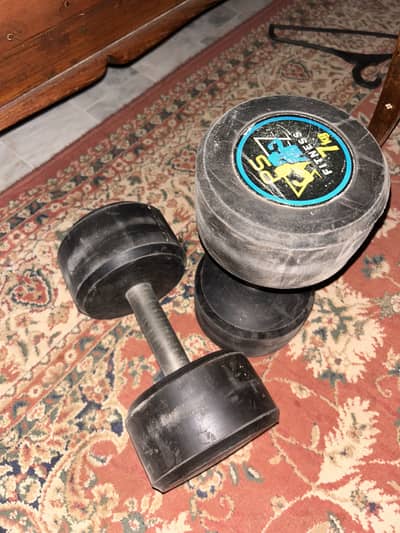 Rubber coded Dumbells for adults