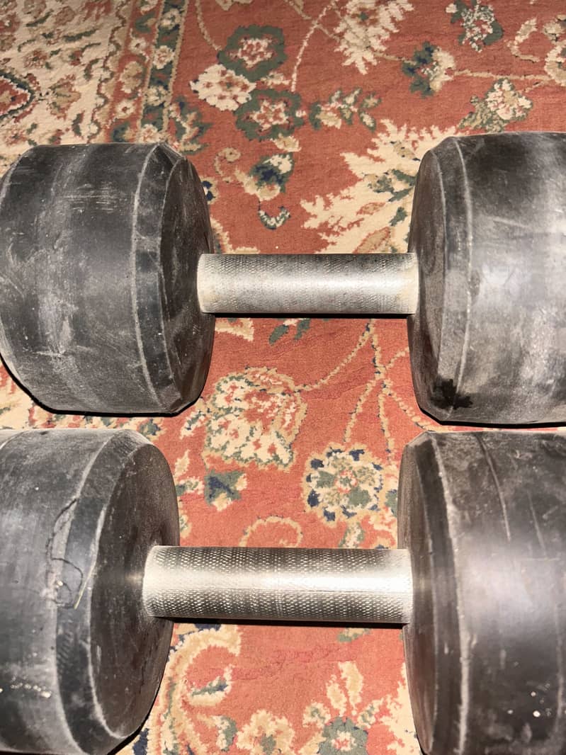 Rubber coded Dumbells for adults 2