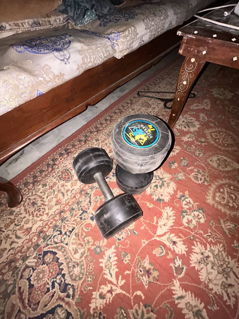 Rubber coded Dumbells for adults 3